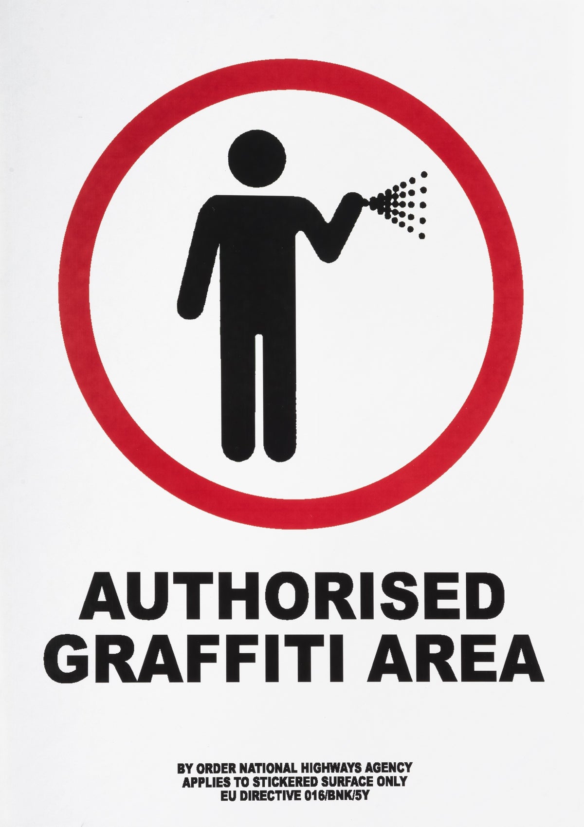Authorised Graffiti Area XL