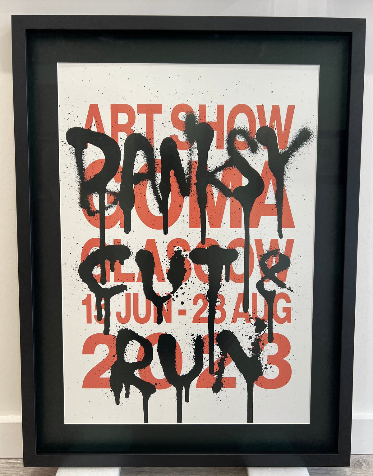 Cut &amp; Run Official Exhibition Poster Set (Framed)