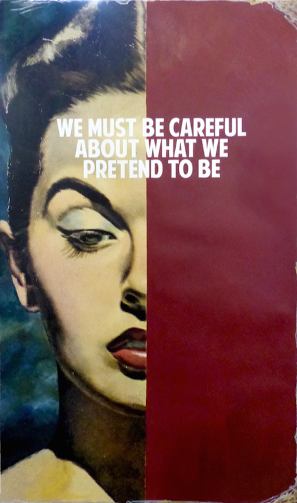 We Must Be Careful - Red (Framed)