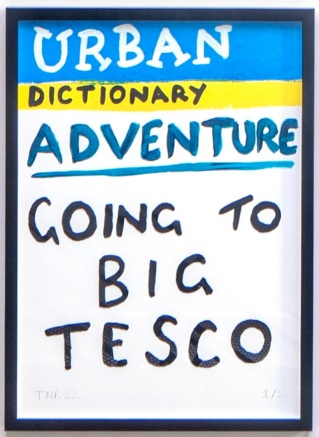 Urban Dictionary: Big Tesco (Framed)