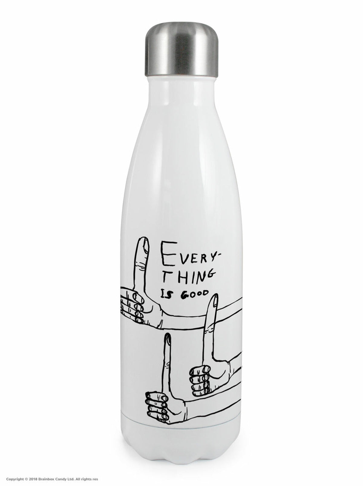 David Shrigley Everything Is Good Water Bottle