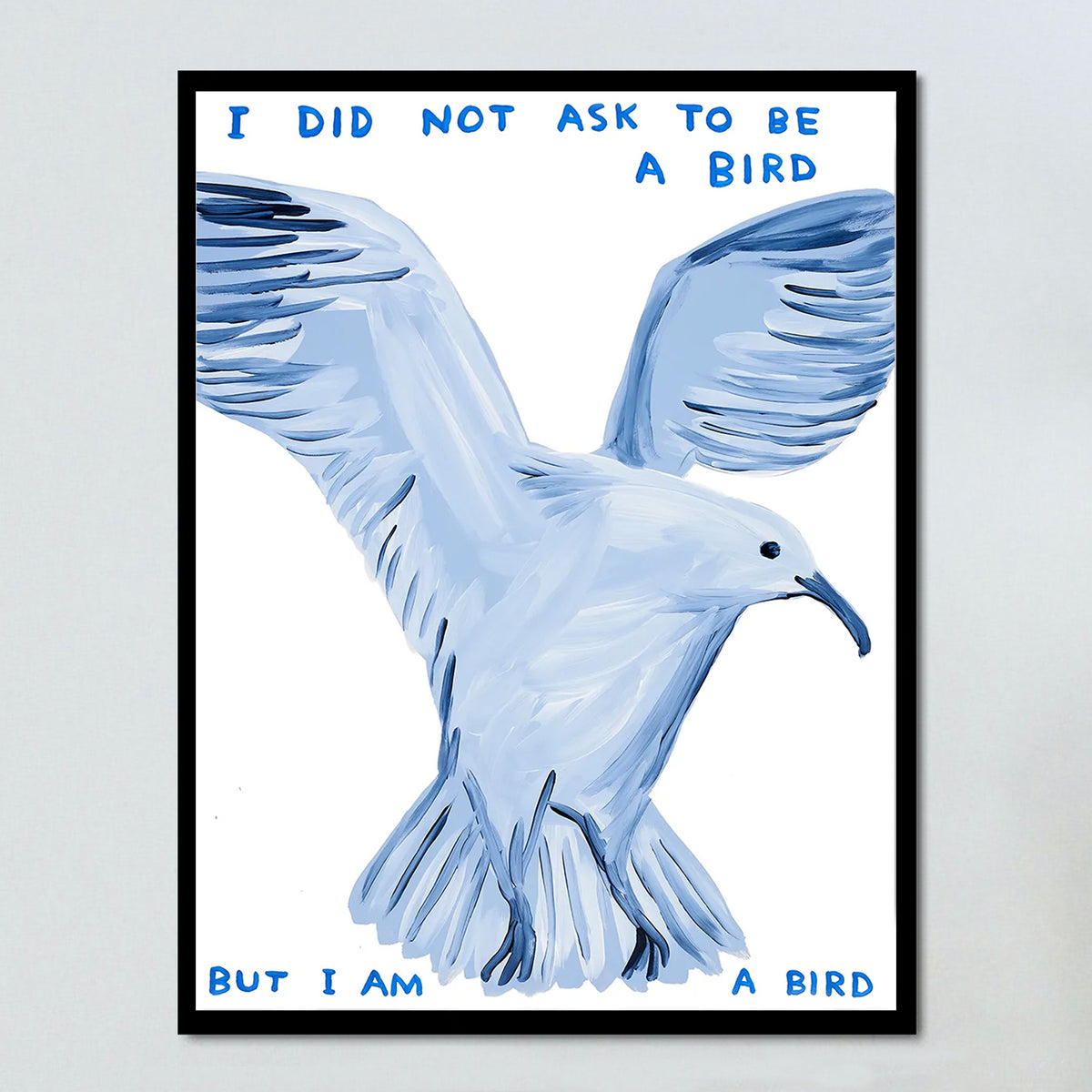 I Did Not Ask To Be a Bird (Framed)