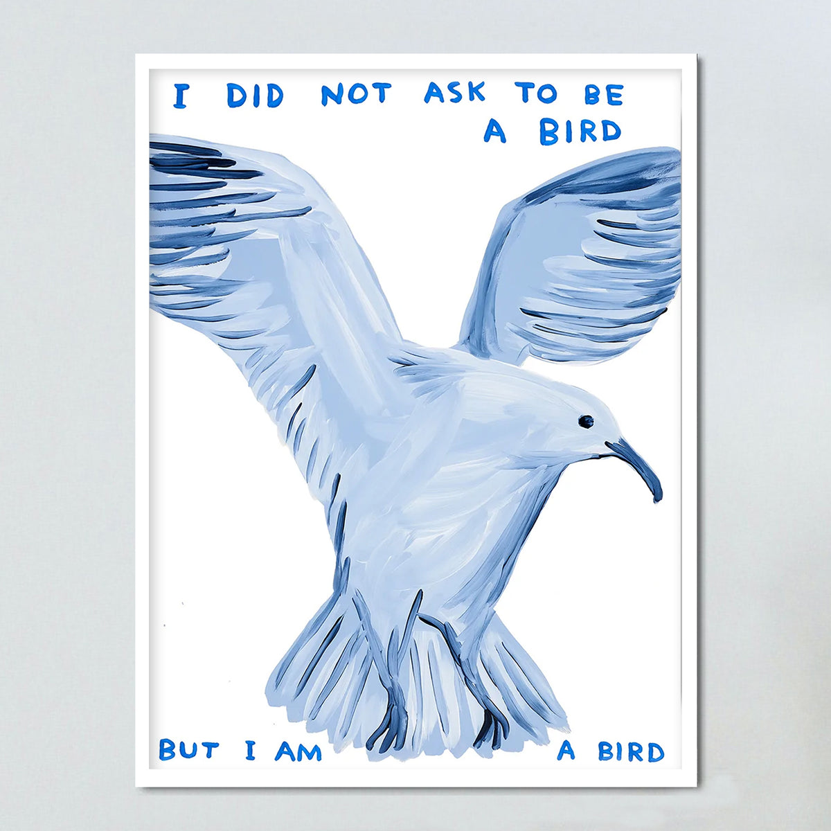 I Did Not Ask To Be a Bird (Framed)