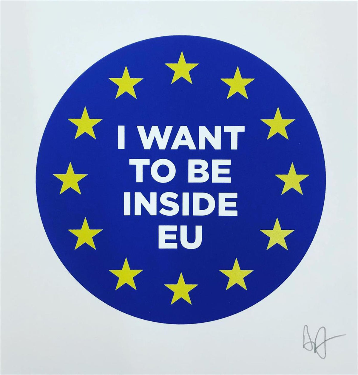 I Want To Be Inside EU - (Framed)