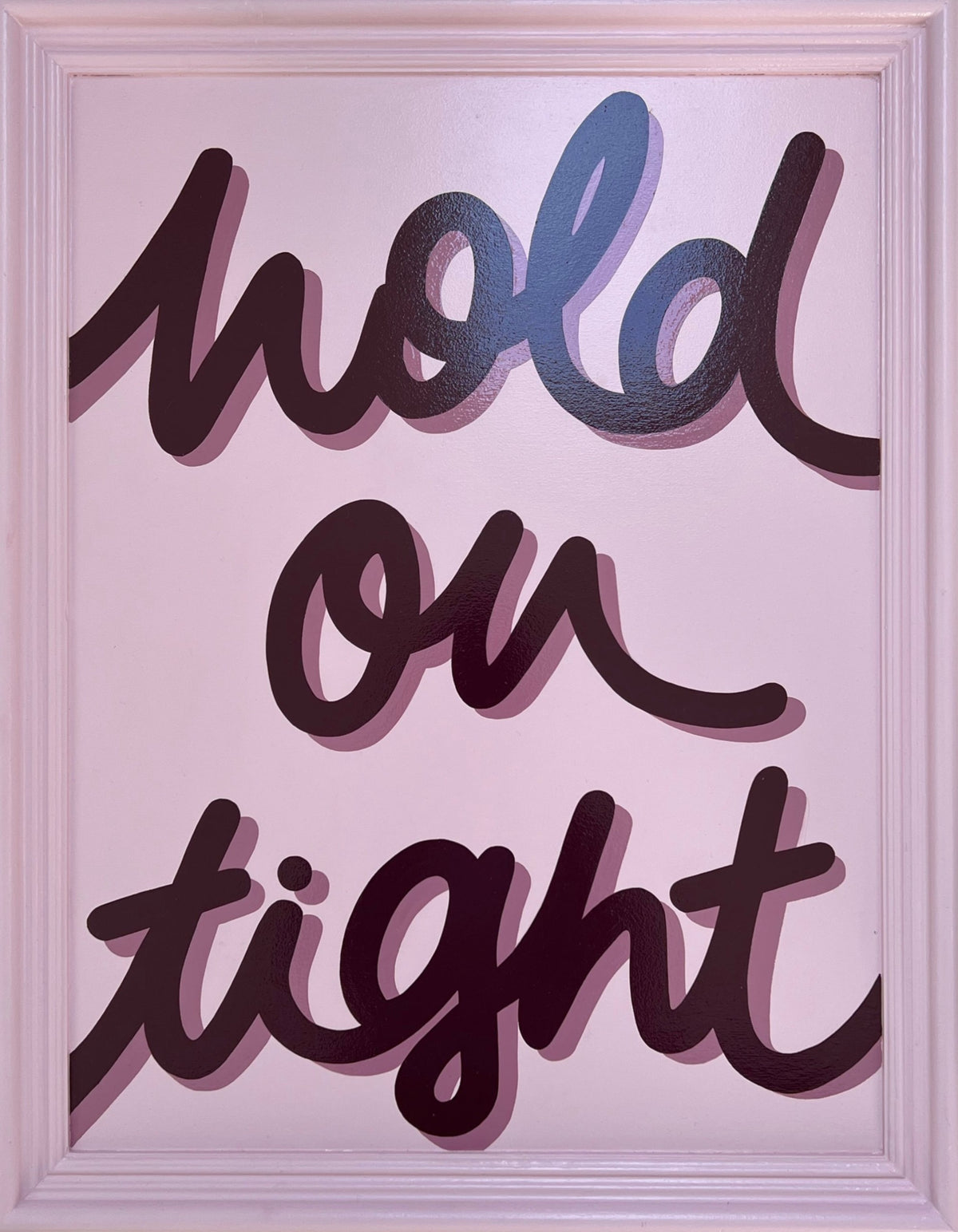 Hold On Tight - (Framed) (Original)