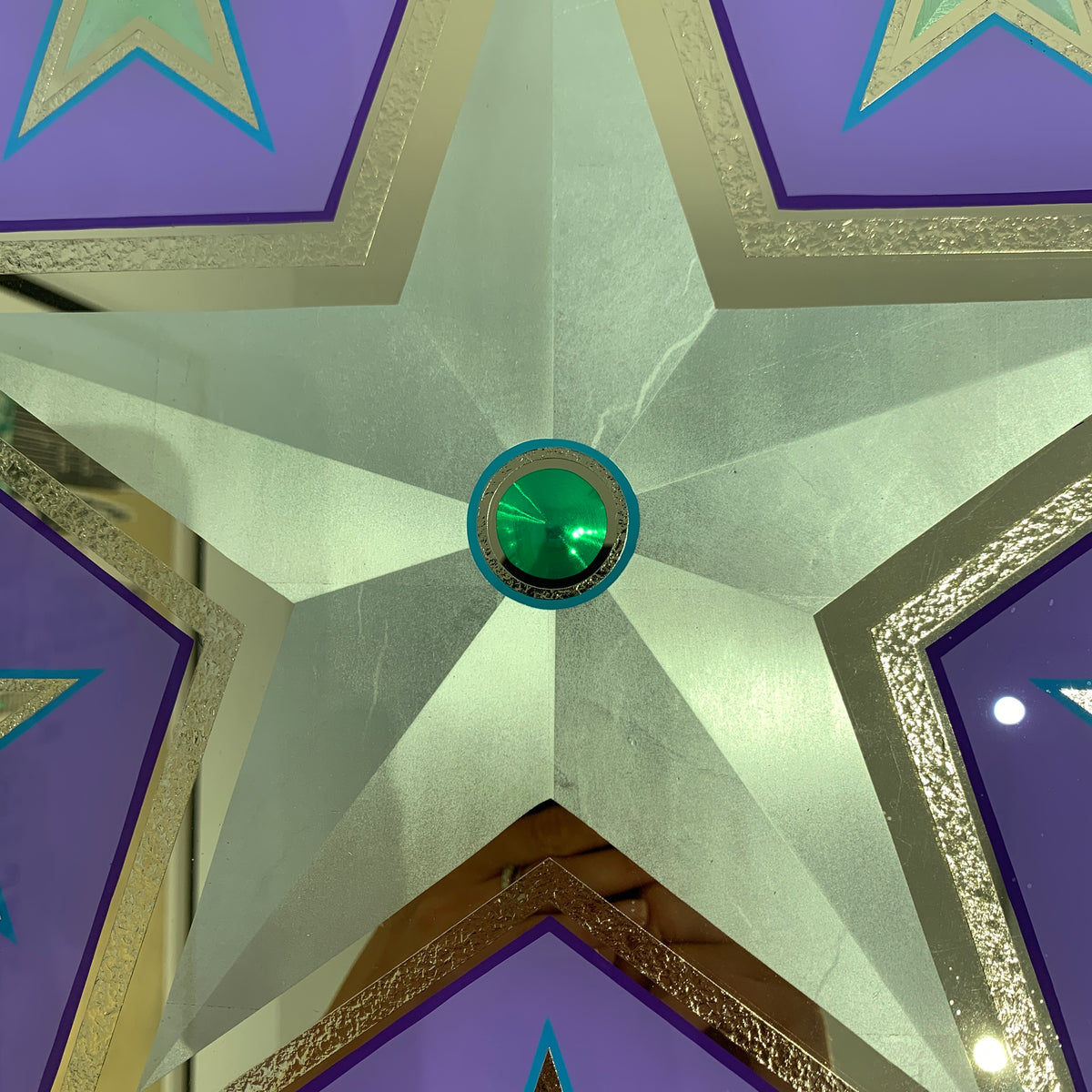Lucky Star Cluster- Violet (Framed)