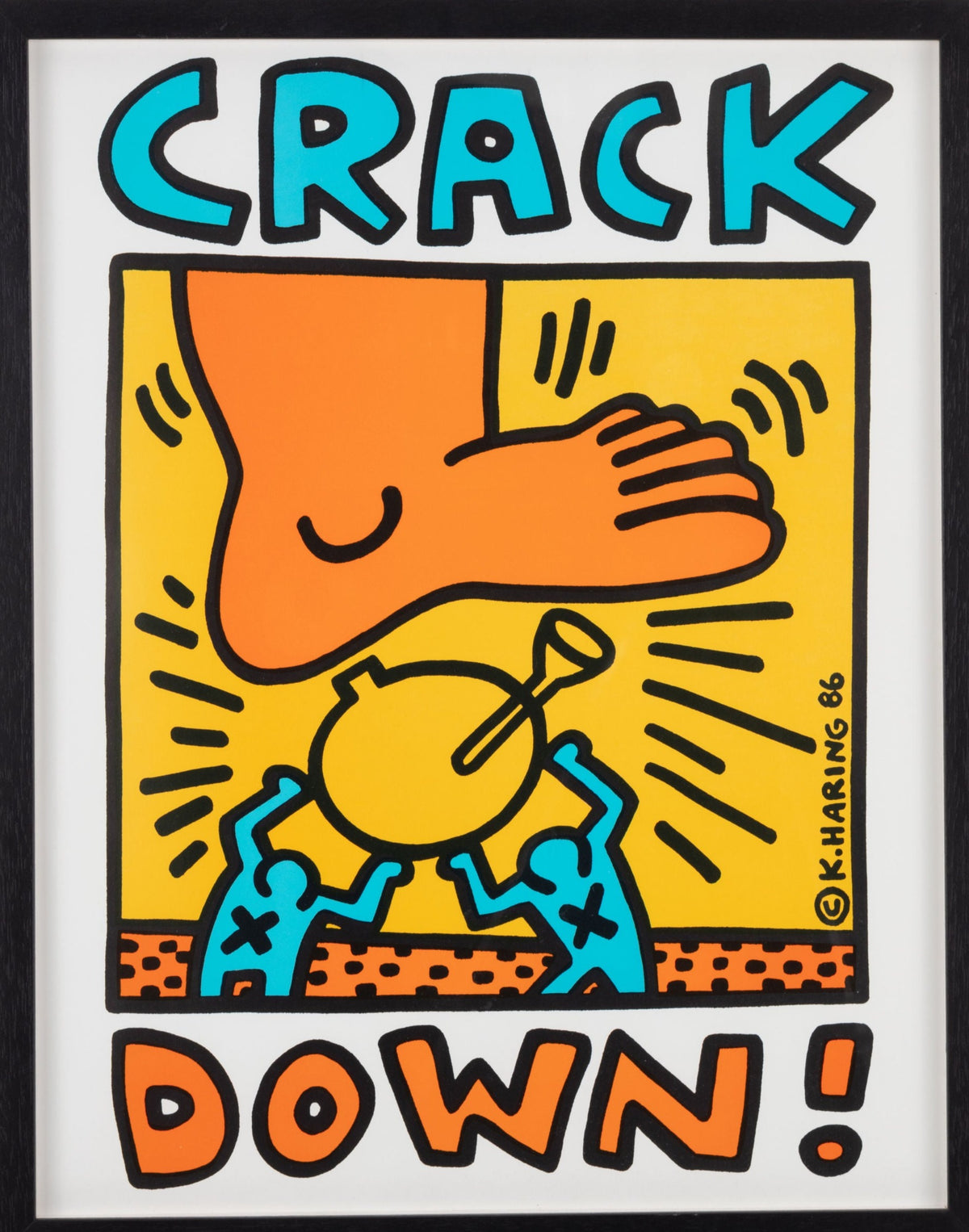 Crack Down (Framed)