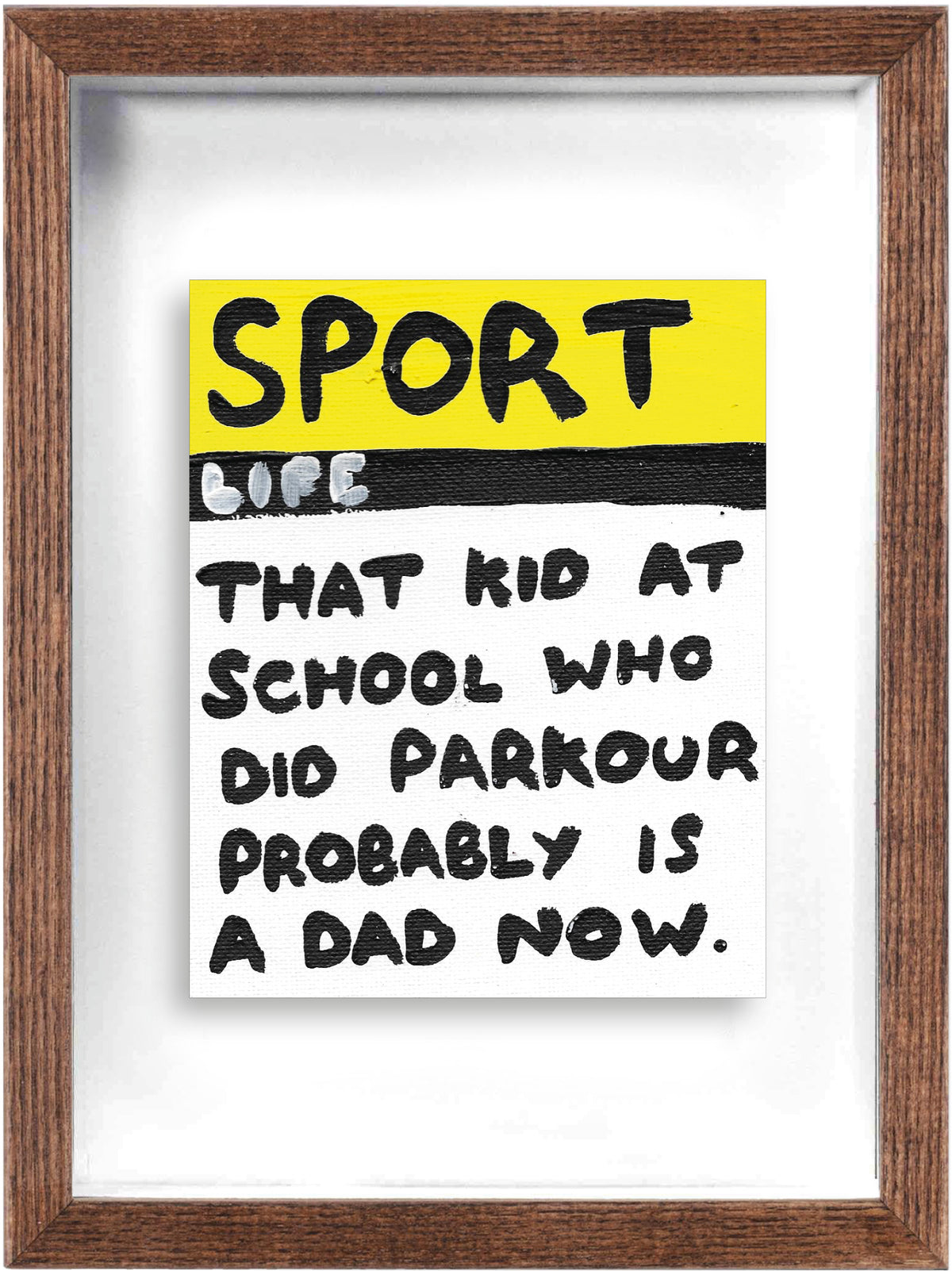 Parkour Dad (Framed)