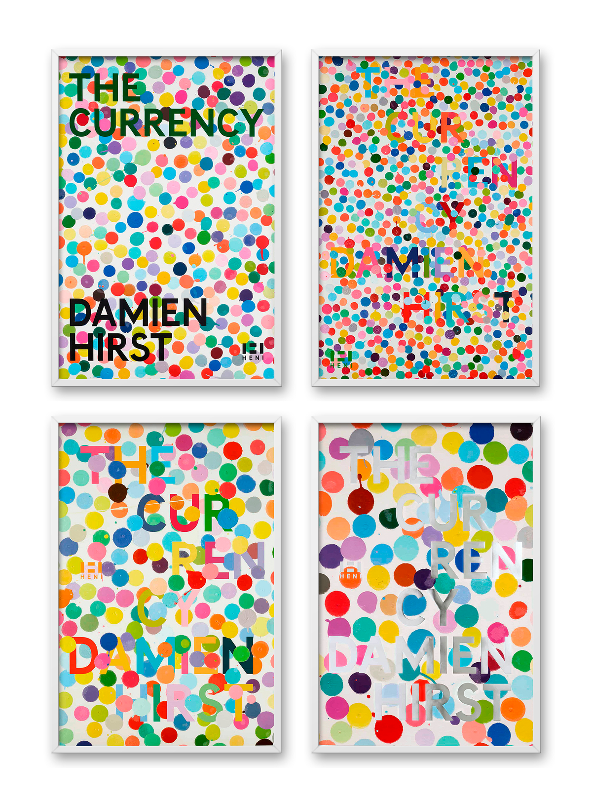 The Currency Posters (Set of 4) (Framed)