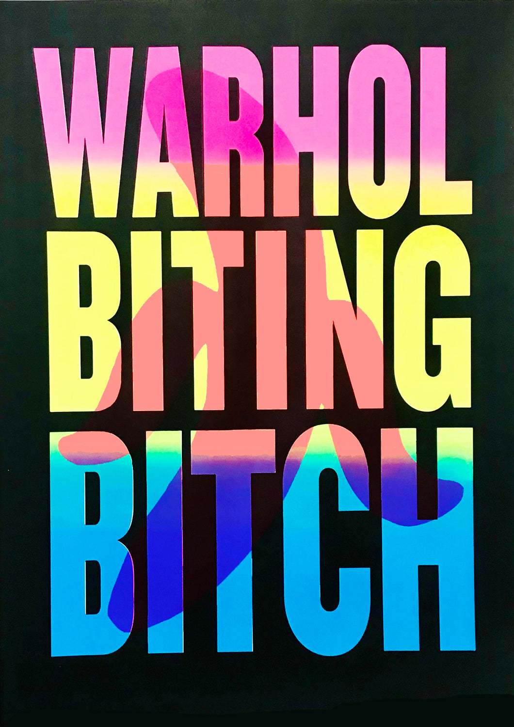 Warhol Biting Bitch (Black)
