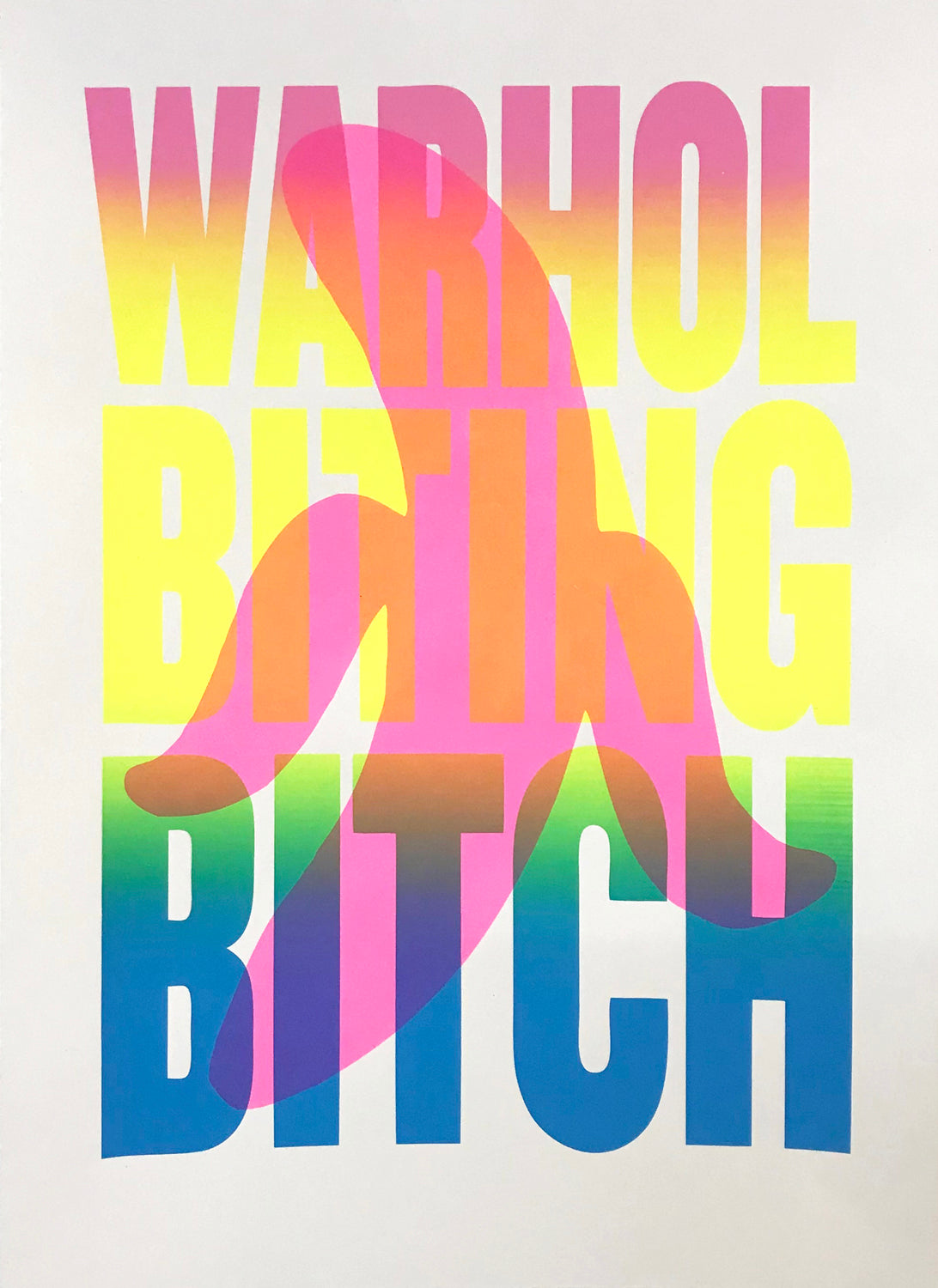 Warhol Biting Bitch (White)